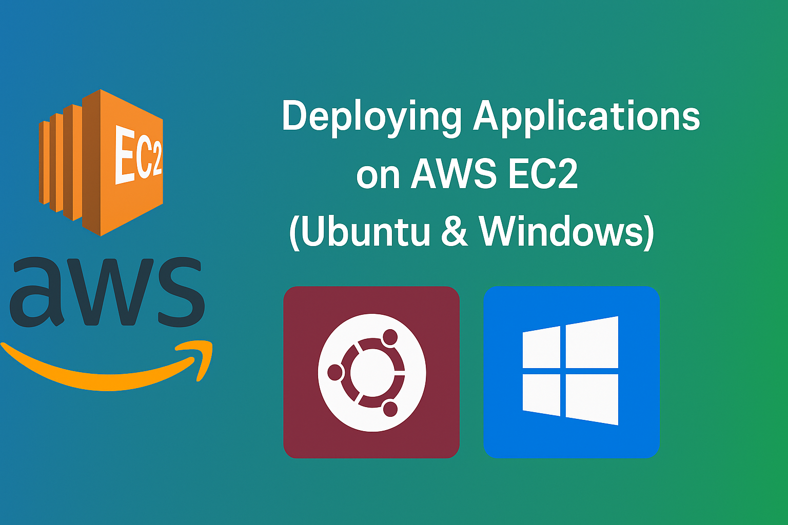 Deploying Applications on AWS EC2 (Ubuntu & Windows) cover image